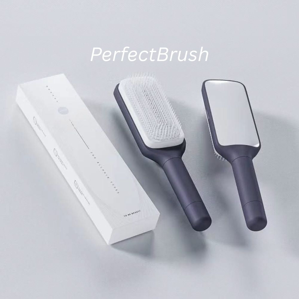 PerfectBrush™ | Selbstreinigende Haarbürste für mühelose Haarpflege