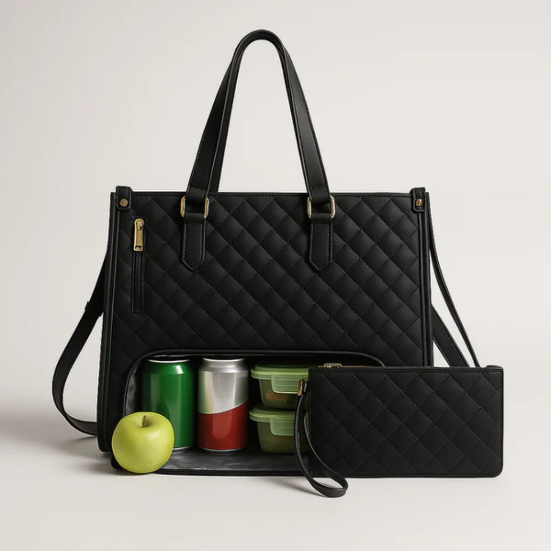 LuxeCarry™ | Alt-i-en Tasche für Arbeit, Mittagessen und Laptop