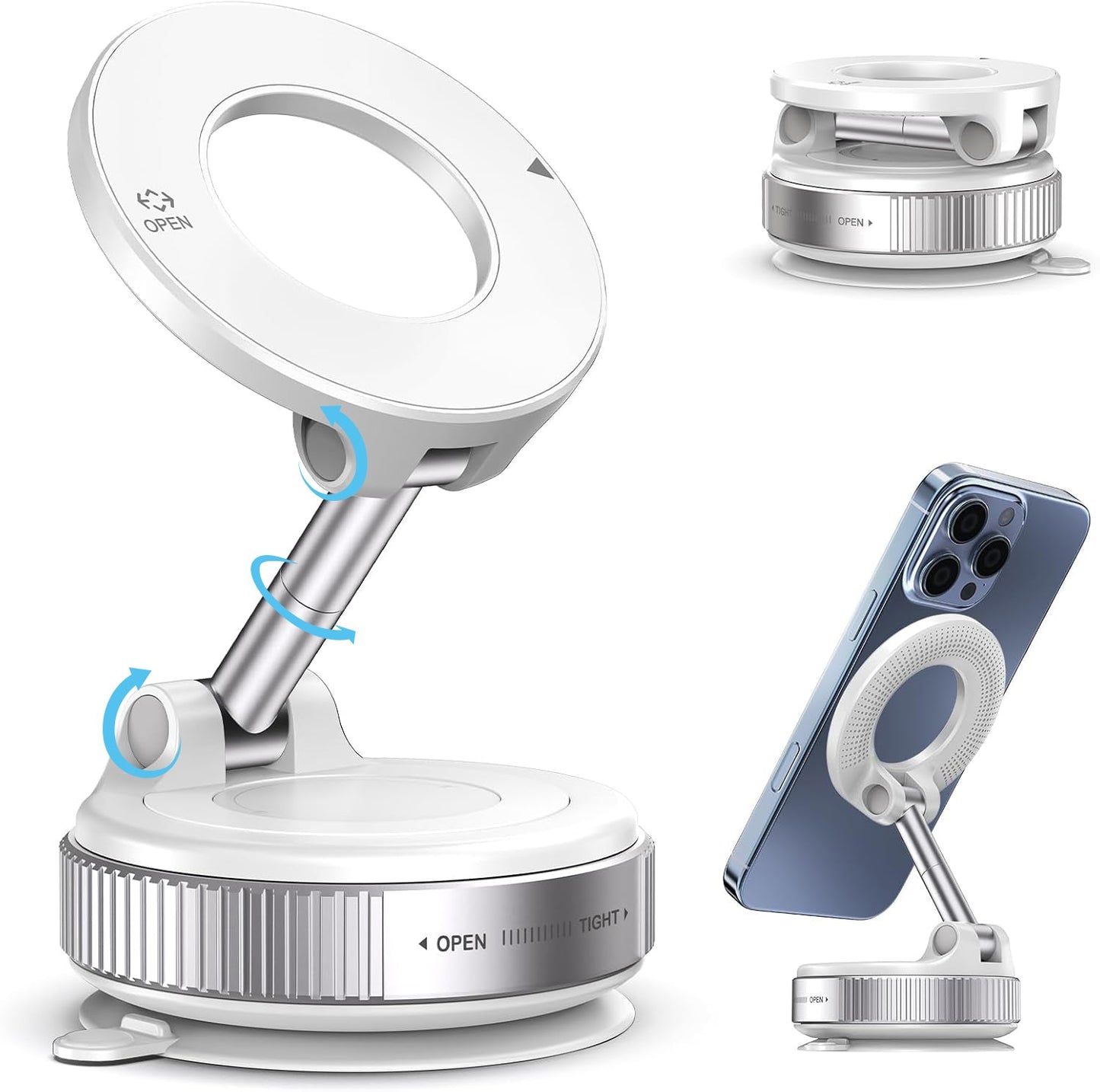 MagLock™ 360° | Faltbare Magnet-Handyhalterung