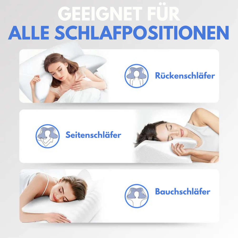 ErgoPillow™ | Die kleine Veränderung, die Ihren Schlaf verändert