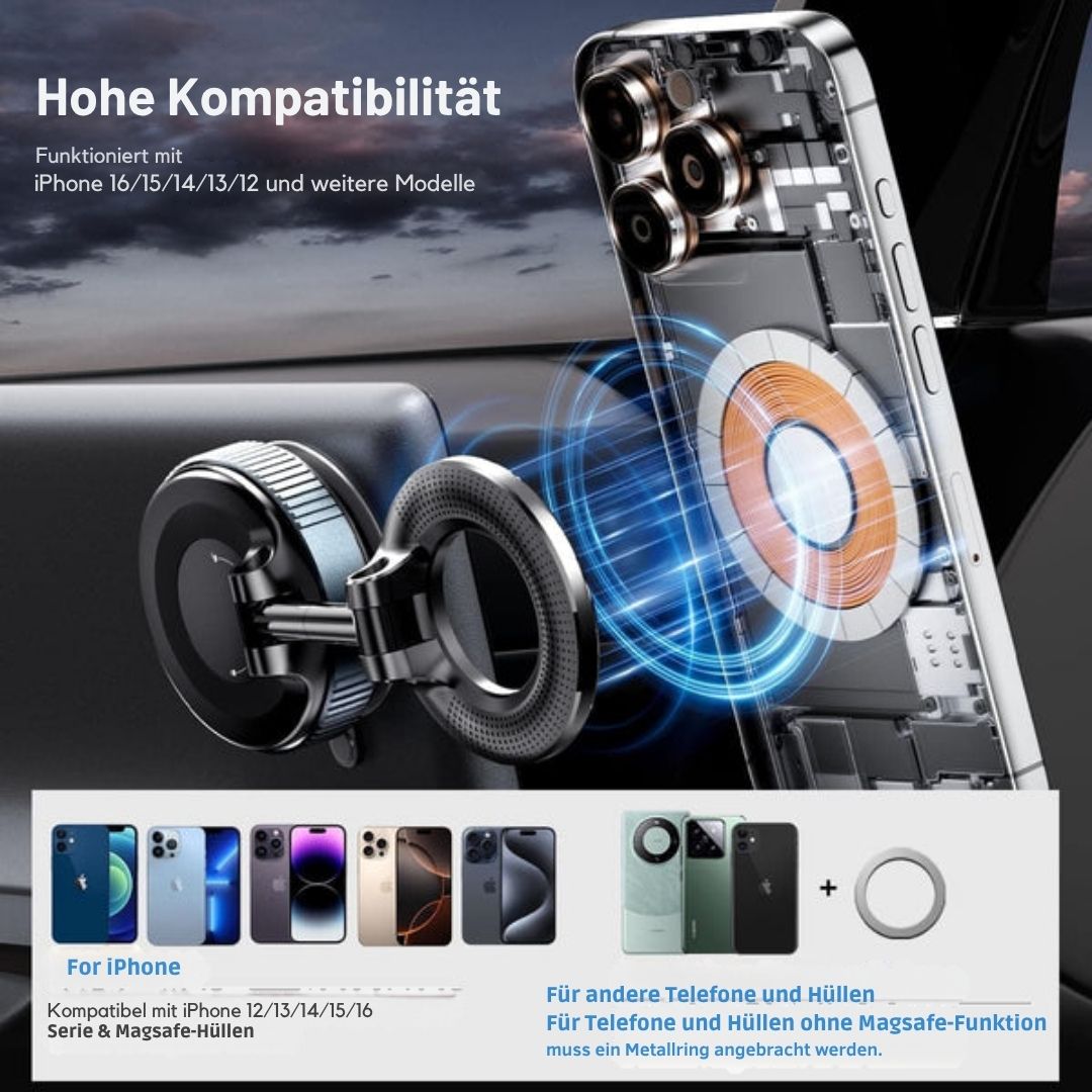 MagLock™ 360° | Faltbare Magnet-Handyhalterung