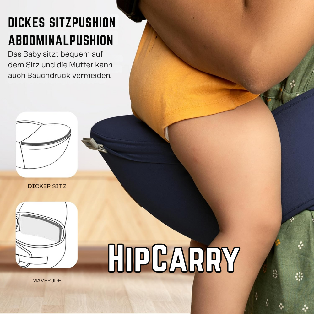 HipCarry™ | Ergonomischer Komfort, der es einfach macht, das Kind zu tragen