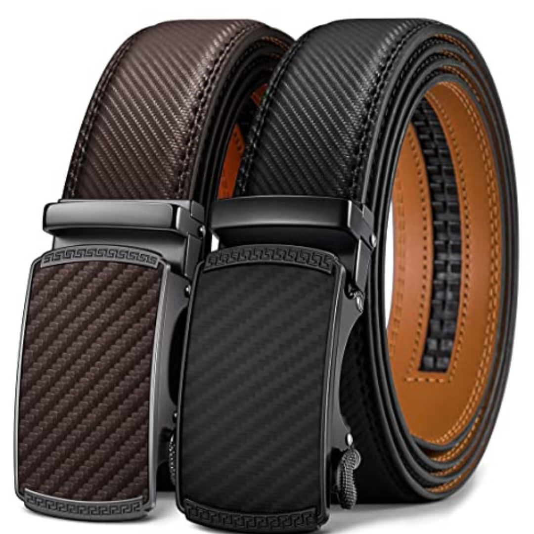 SnapFit™ | Leder Ratelgürtel mit Verstellbarem Schnalle