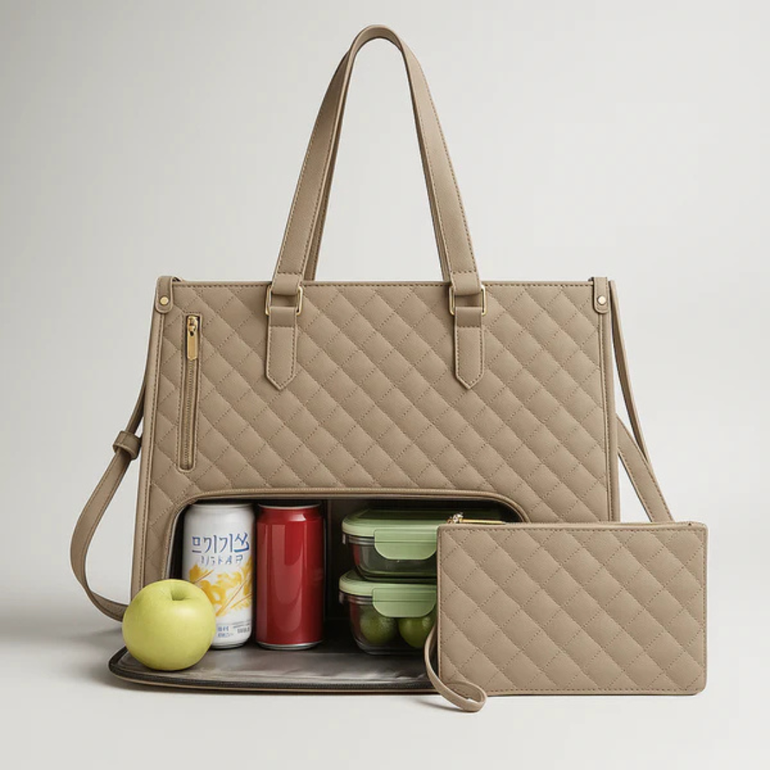 LuxeCarry™ | Alt-i-en Tasche für Arbeit, Mittagessen und Laptop