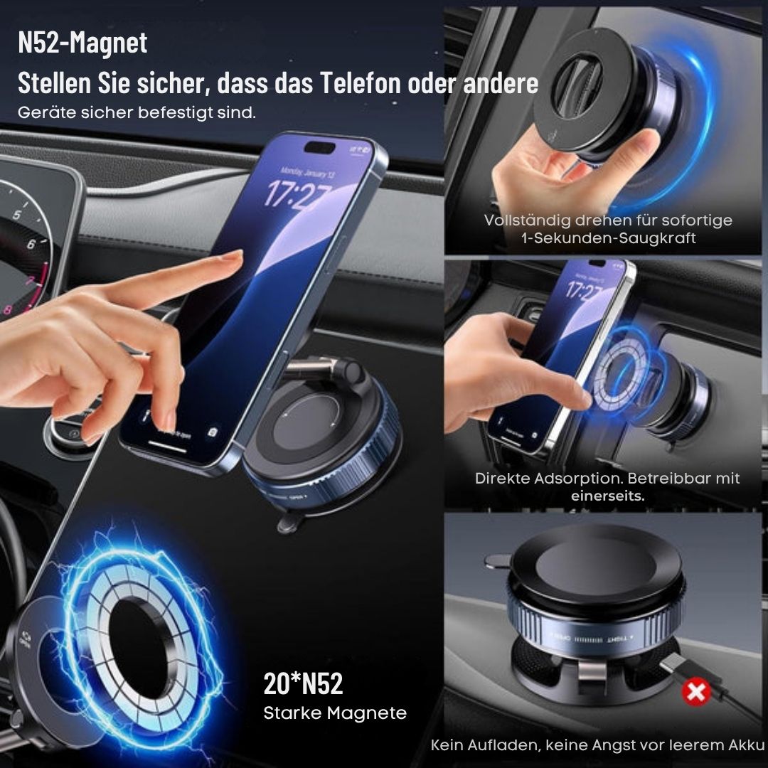 MagLock™ 360° | Faltbare Magnet-Handyhalterung