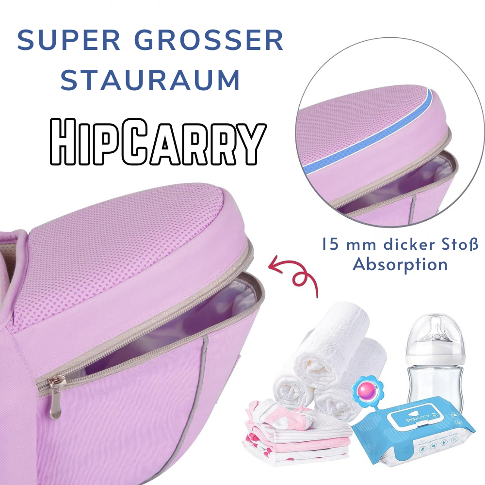 HipCarry™ | Ergonomischer Komfort, der es einfach macht, das Kind zu tragen