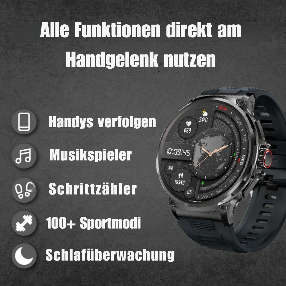SmartWatch™ Pro | Alle Funktionen einer High-End-Sportuhr - ohne das hohe Preisschild.