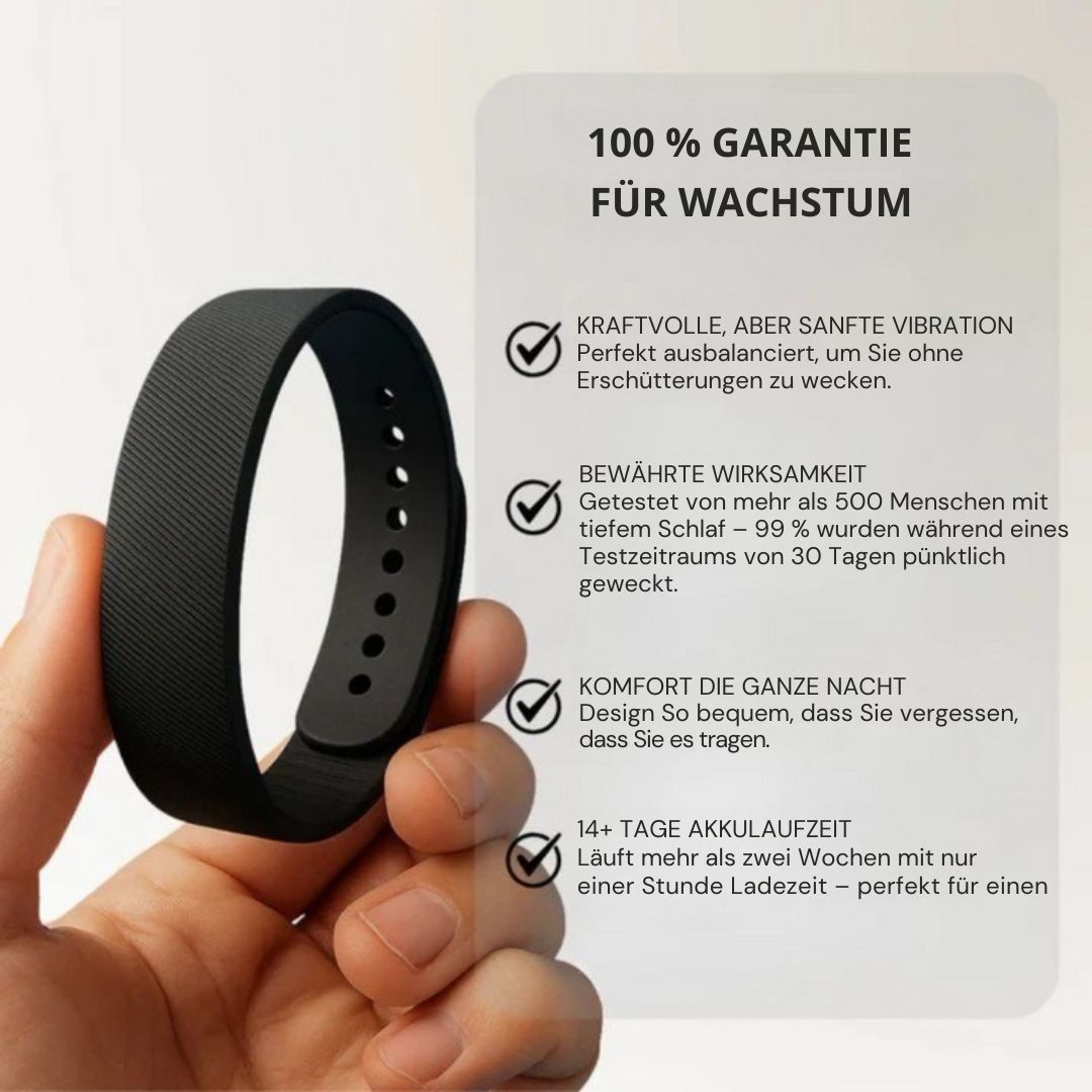 SilentRise™ | Der smarte vibrierende Wecker für Tiefschläfer🌙