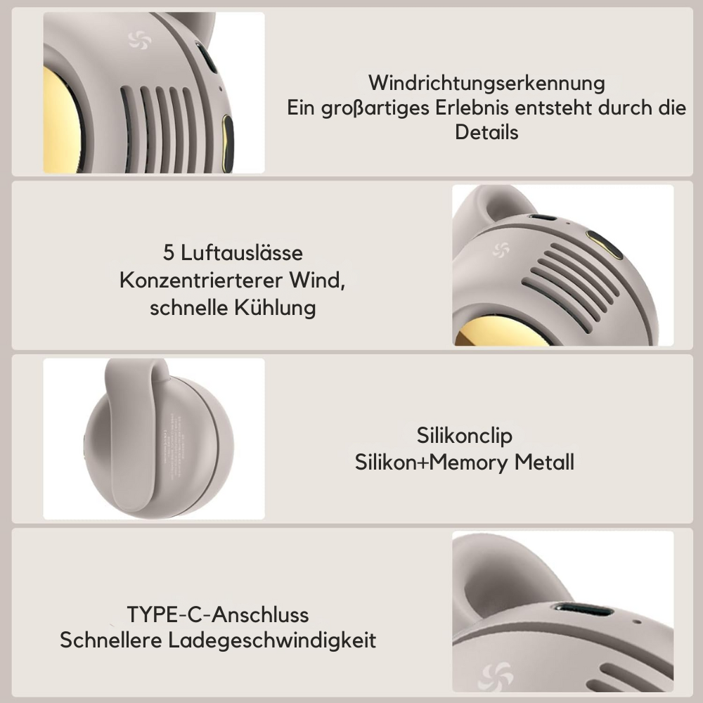 AirClip™ | Direkte Kühlung, immer in Reichweite