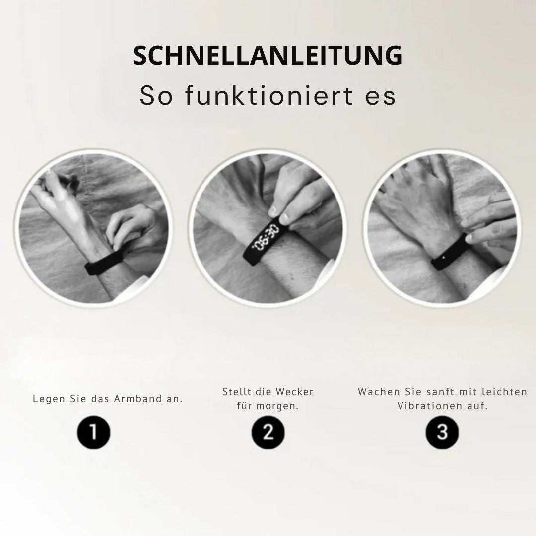 SilentRise™ | Der smarte vibrierende Wecker für Tiefschläfer🌙