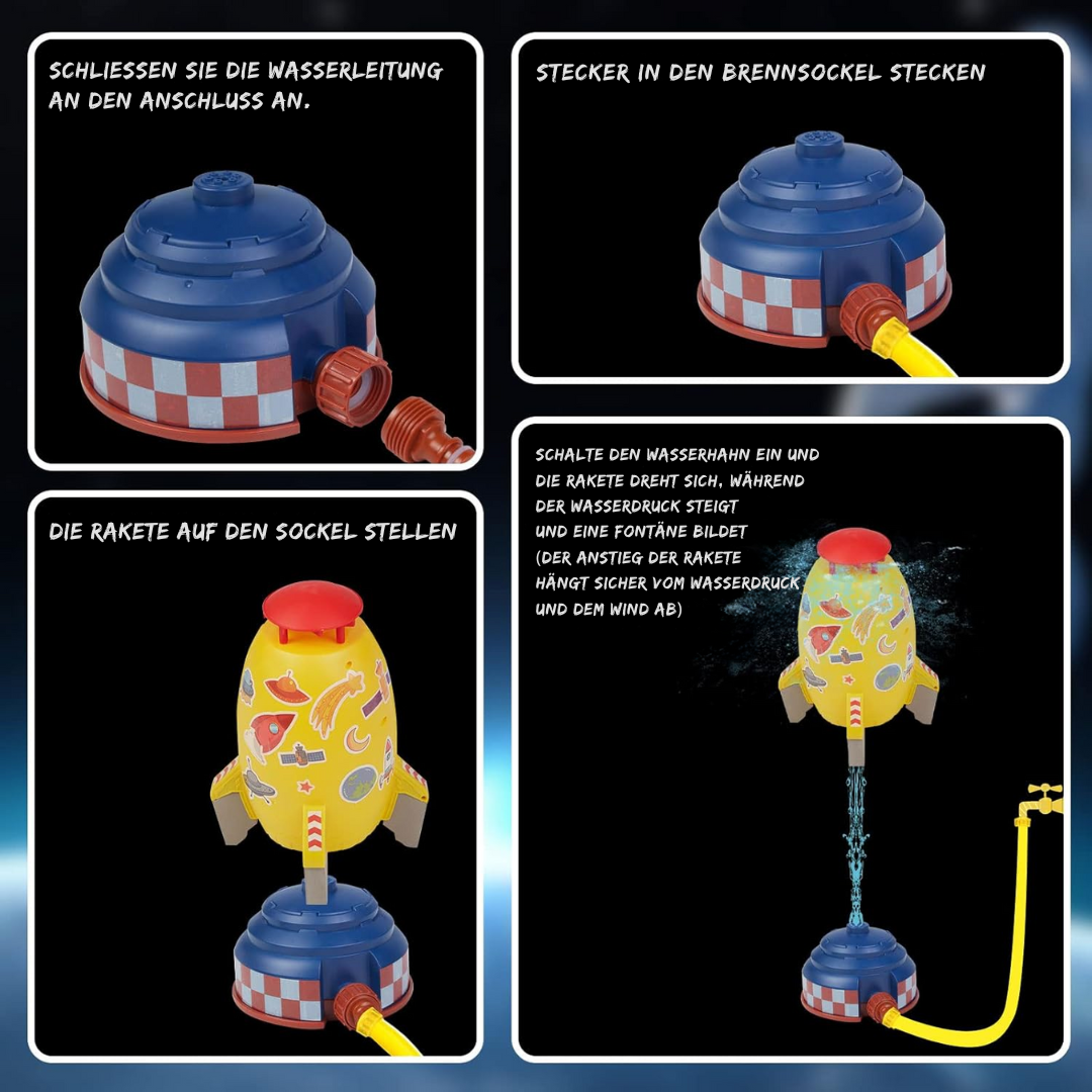 KidSplash™ | Die fliegende Wasser-Rakete für endlosen Sommer-Spaß!