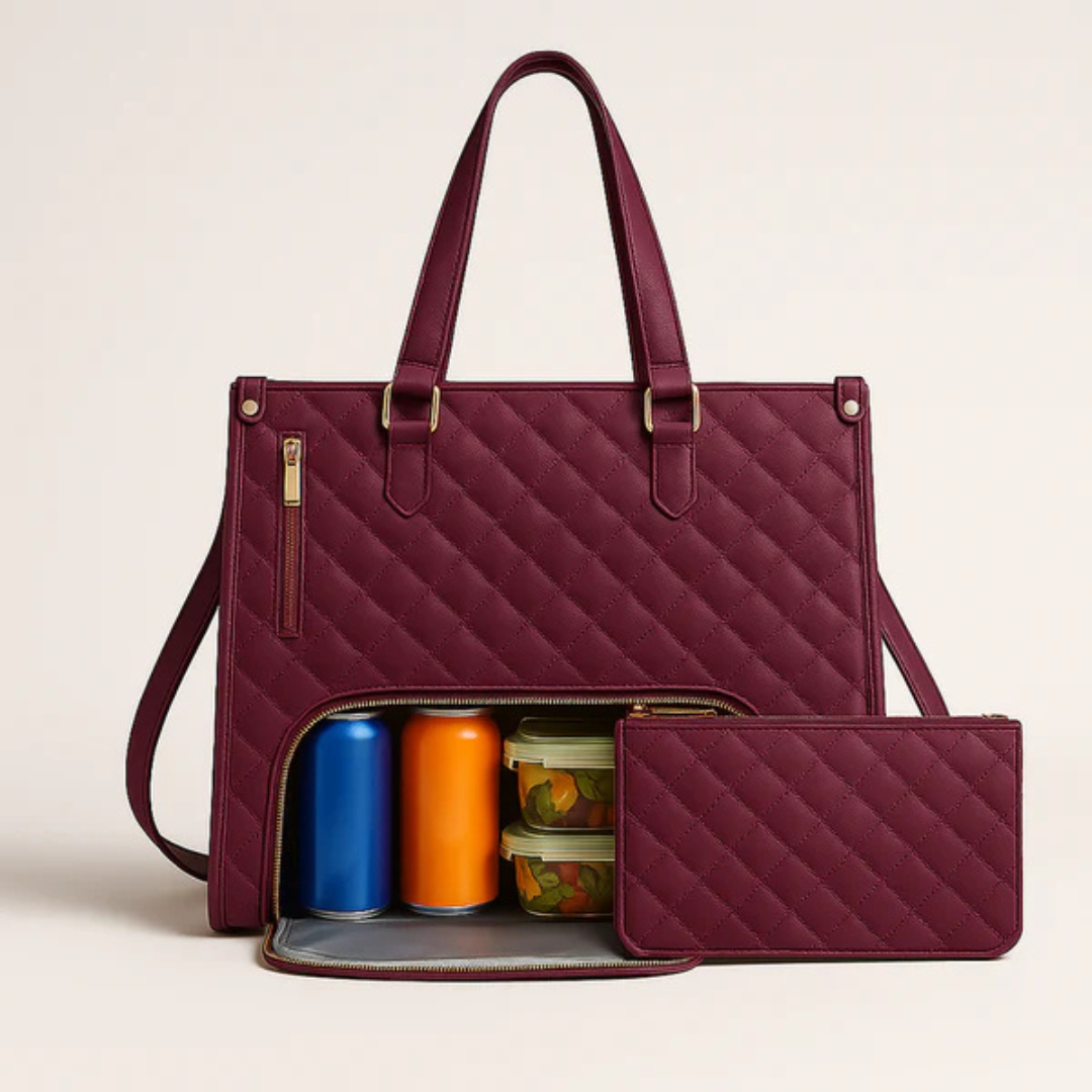 LuxeCarry™ | Alt-i-en Tasche für Arbeit, Mittagessen und Laptop