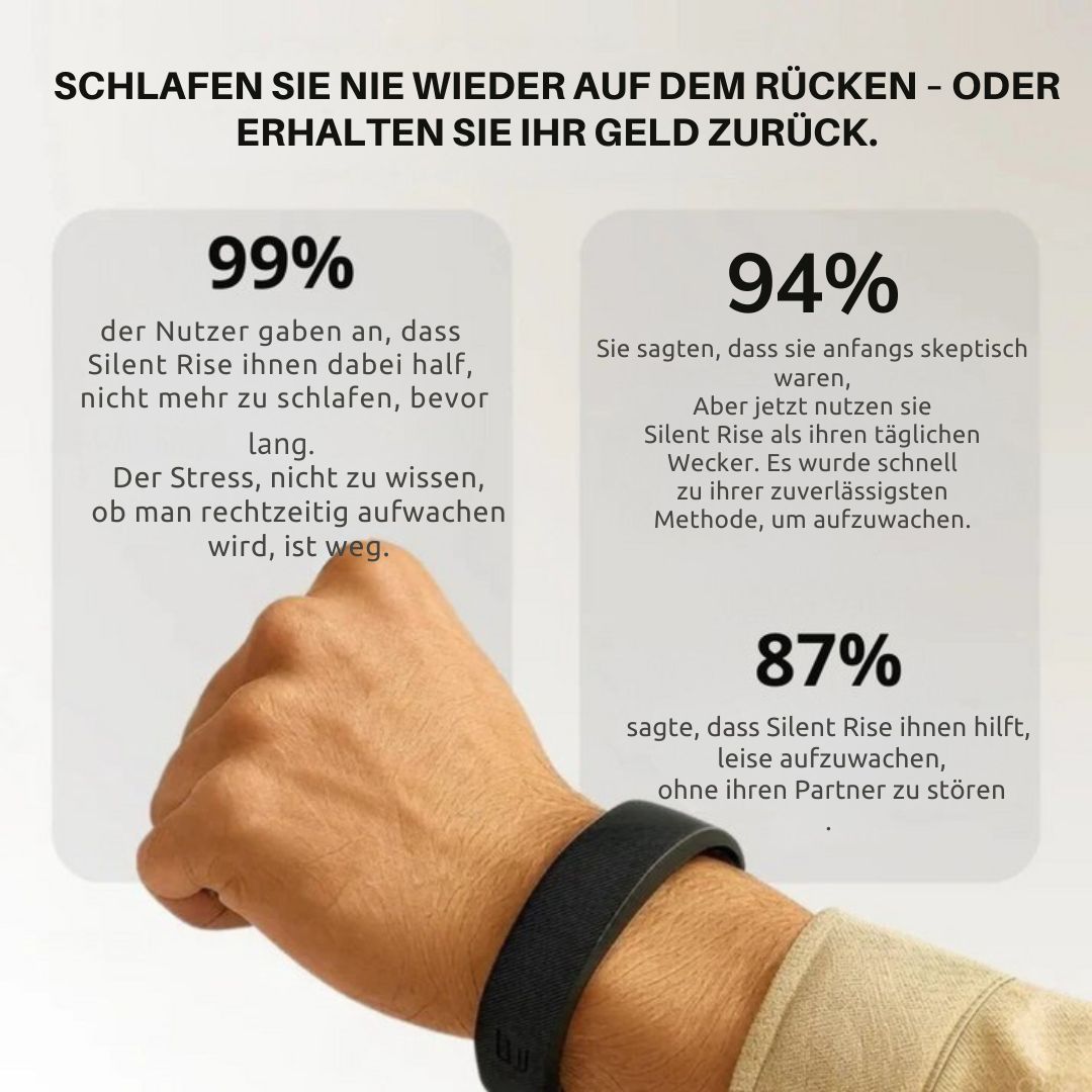 SilentRise™ | Der smarte vibrierende Wecker für Tiefschläfer🌙