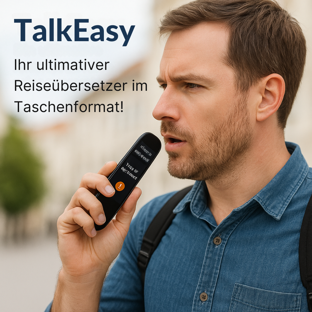 TalkEasy™ | Dein ultimativer Reiseübersetzer in Taschenformat!