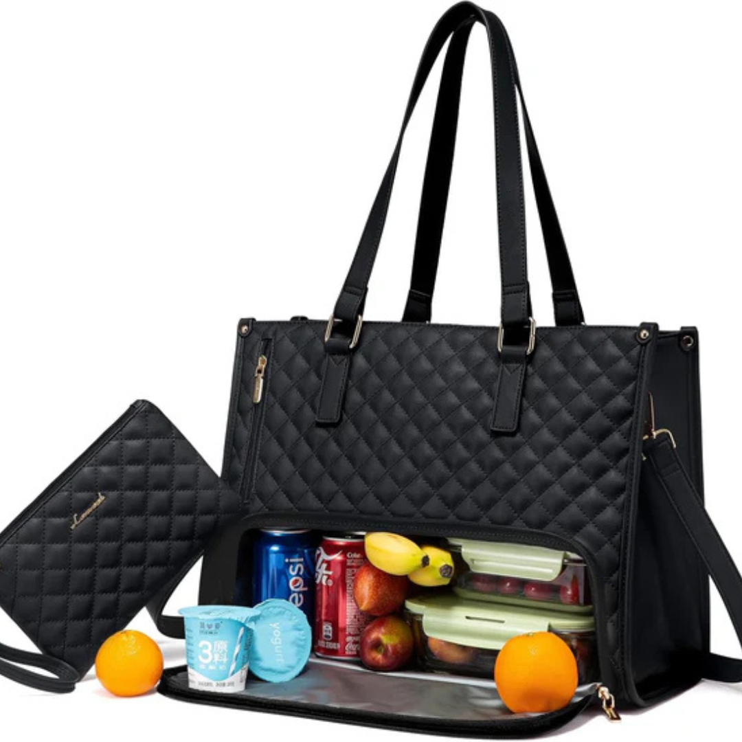 LuxeCarry™ | Alt-i-en Tasche für Arbeit, Mittagessen und Laptop