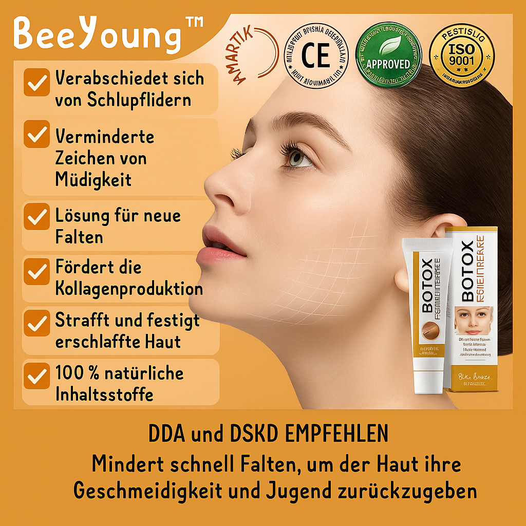 BeeYoung™ V3 Pro | Glätten Sie Falten, verbessern Sie Ihr Aussehen – ohne teure Behandlungen!