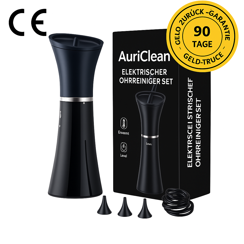 AuriClean™ | Elektrisches Ohrenschmalz-Entfernungskit