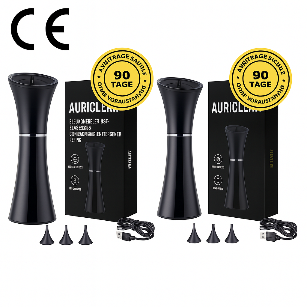 AuriClean™ | Elektrisches Ohrenschmalz-Entfernungskit