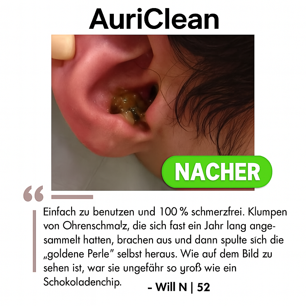 AuriClean™ | Elektrisches Ohrenschmalz-Entfernungskit