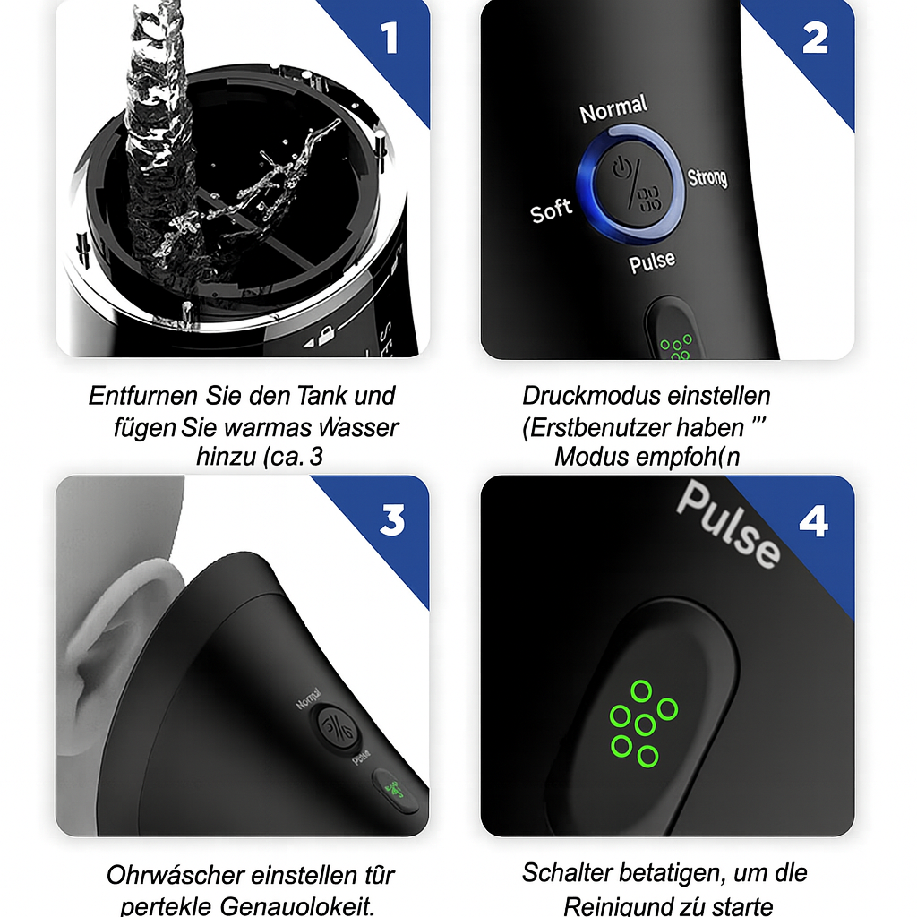 AuriClean™ | Elektrisches Ohrenschmalz-Entfernungskit