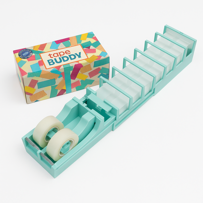 TapeBuddy™ | Befestigen Sie mehrere Stücke Klebeband im Handumdrehen – perfekt für Geschenke oder im Büro!
