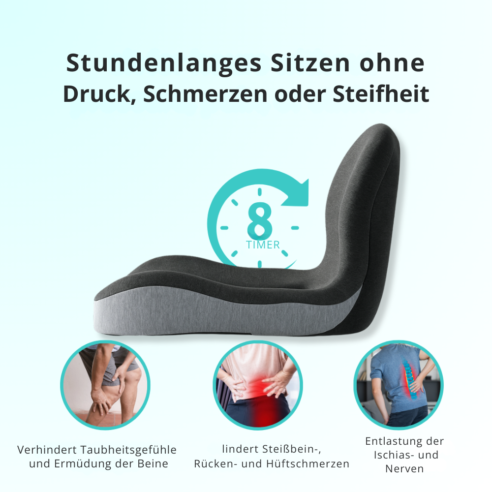 SootheSeat™ | Besser sitzen, leichter leben – ergonomische Unterstützung, wo du sie am meisten brauchst