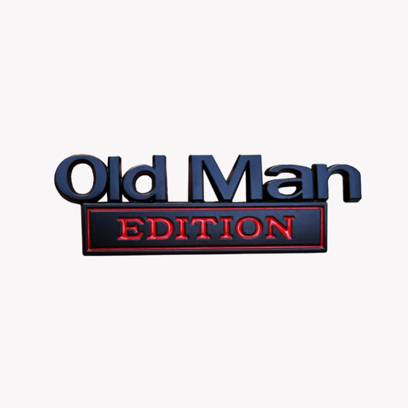 OldManEdition™ | Lustiges Abzeichen für das Auto