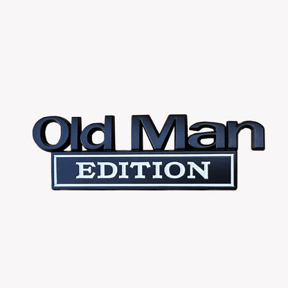 OldManEdition™ | Lustiges Abzeichen für das Auto