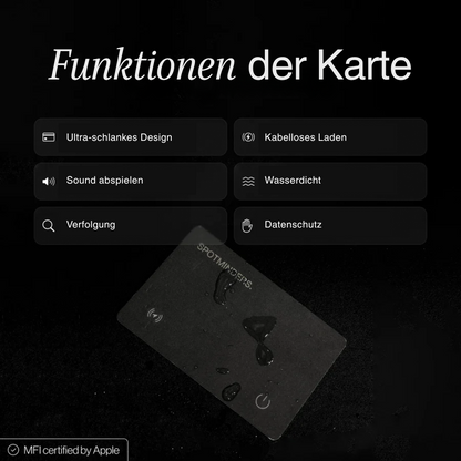 TrackingCard™ | Der beste GPS-Tracker der Welt (in Ihre Brieftasche)