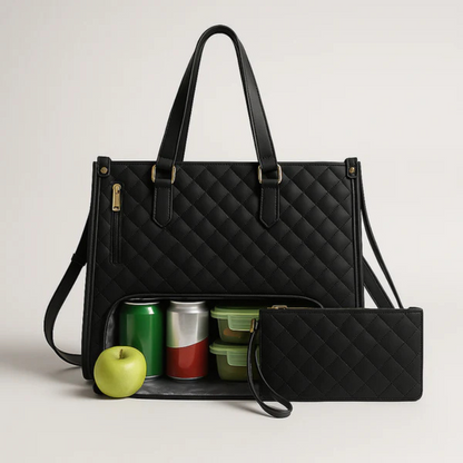 LuxeCarry™ | Alt-i-en Tasche für Arbeit, Mittagessen und Laptop