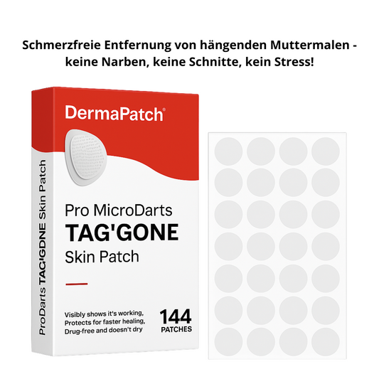 DermaPatch™ | Entfernen Sie schmerzfrei hängende Warzen – ohne Narben, ohne Schnitte, ohne Stress!