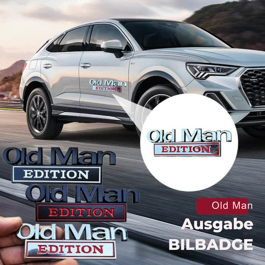 OldManEdition™ | Lustiges Abzeichen für das Auto