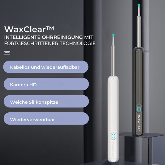 WaxClear™ | Intelligente Ohrenreinigung mit fortschrittlicher Technologie
