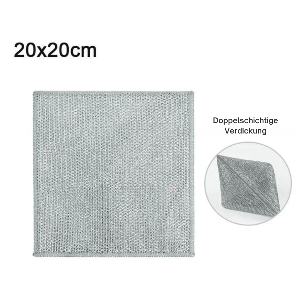 ScrubMaster™ (10-pack) | Multifunktionales Stahltuch, Wiederverwendbar und Effizient