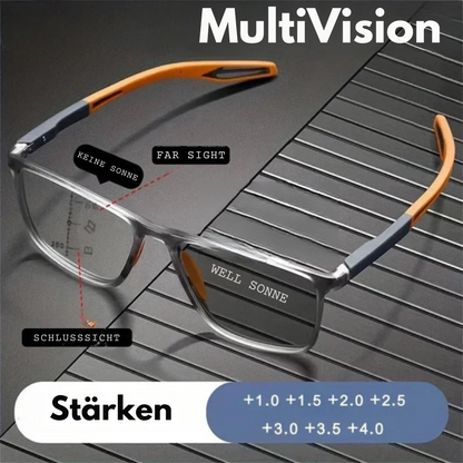 MultiVision™ | Multifokale flexible Lesebrille und Sonnenbrille