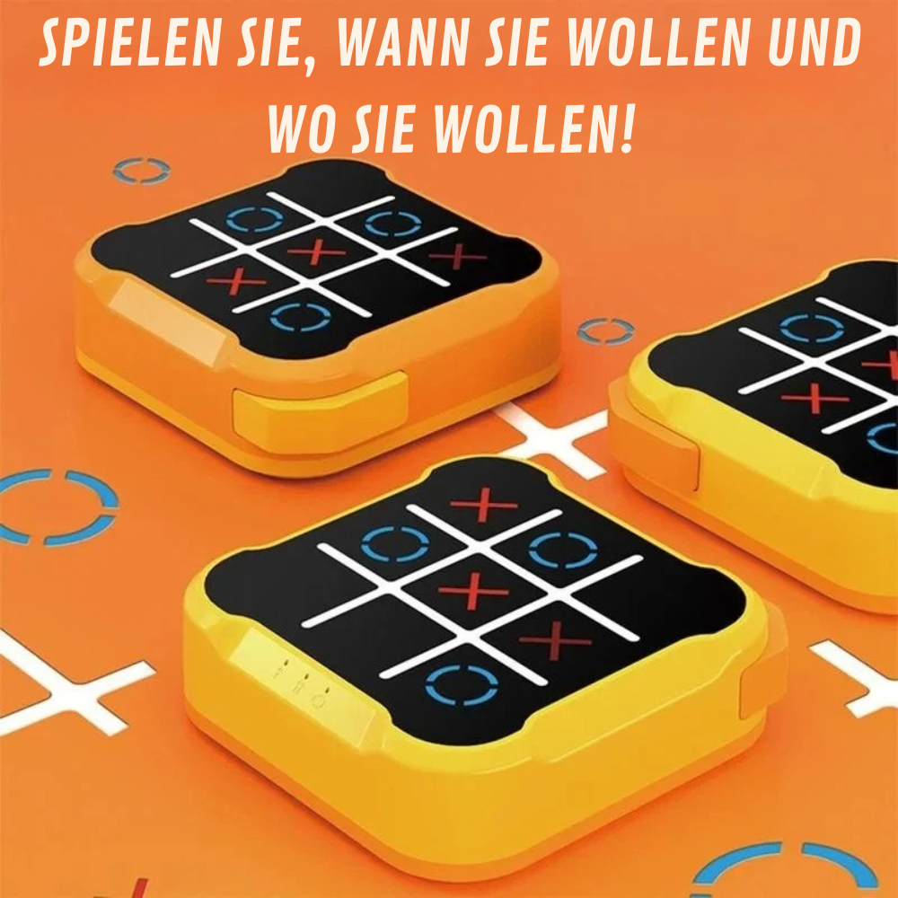 TicTacToe™ 2.0 | Tragbares Memory-Spiel für Kinder und Erwachsene