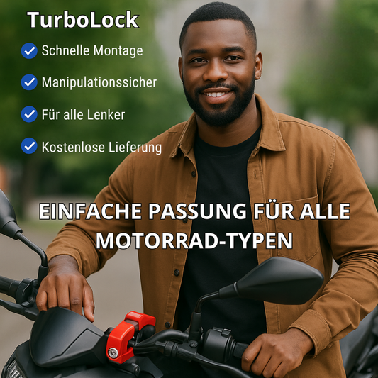 TurboLock™ | Der ultimative Schutz für dein Motorrad - schütze es in wenigen Sekunden