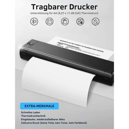 PocketPrint Pro™ | Tragbares Drucken, nie wieder Tinte verwenden