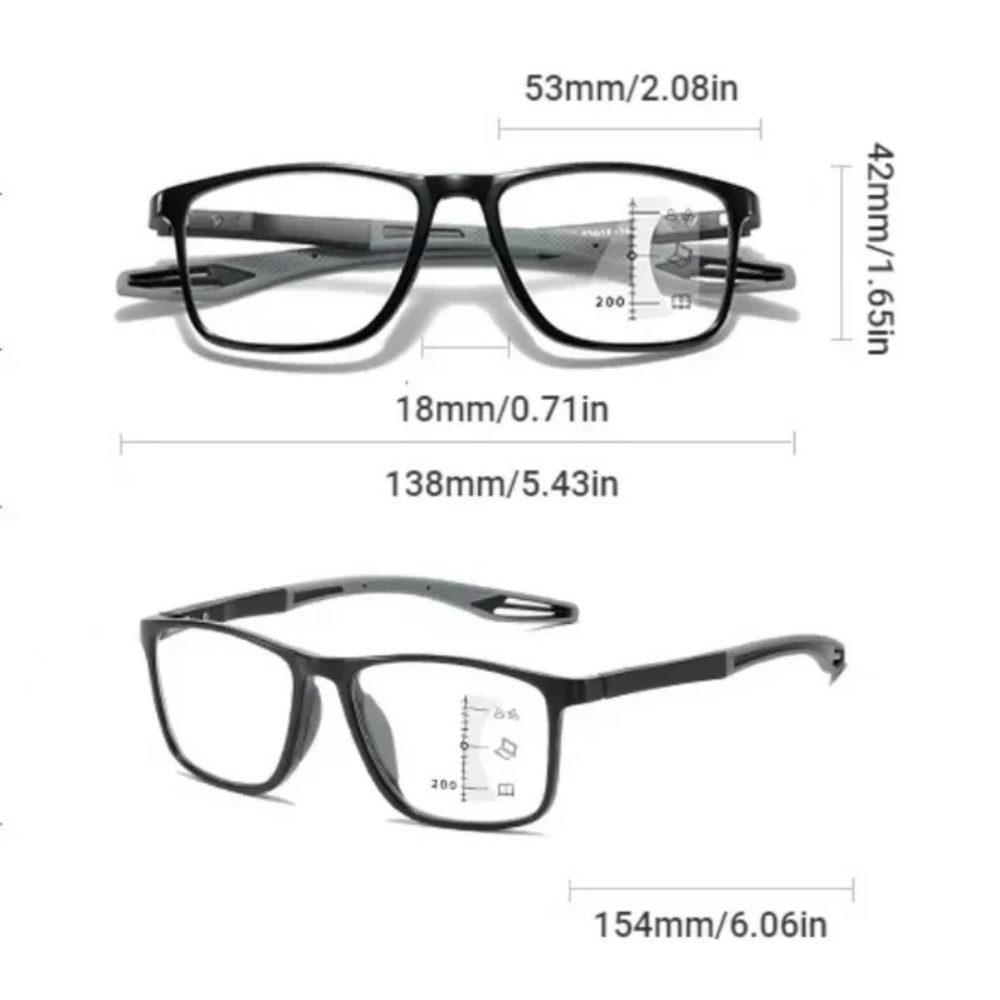 MultiVision™ | Multifokale flexible Lesebrille und Sonnenbrille