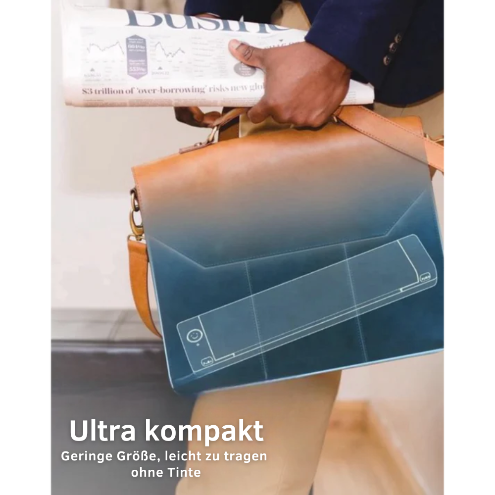 PocketPrint Pro™ | Tragbares Drucken, nie wieder Tinte verwenden