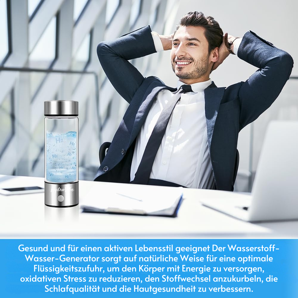 HydroVibe™ | Wasserflasche mit Wasserstoff