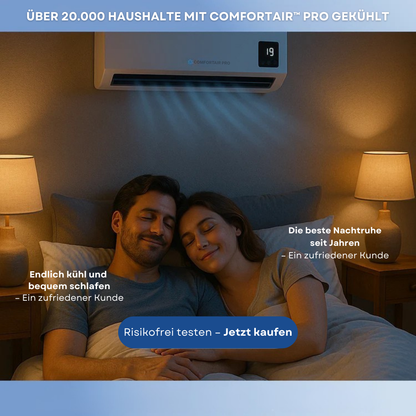 ComfortAir™ Pro | Stoppe die Sommerhitze – kühle Räume in Minuten