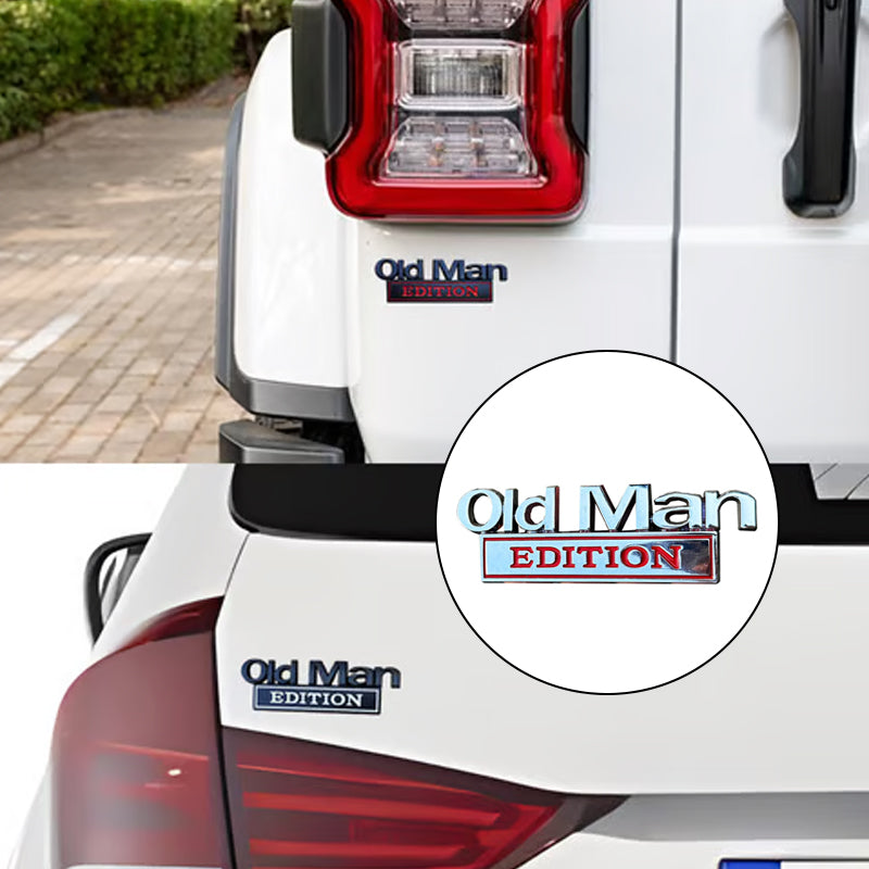OldManEdition™ | Lustiges Abzeichen für das Auto