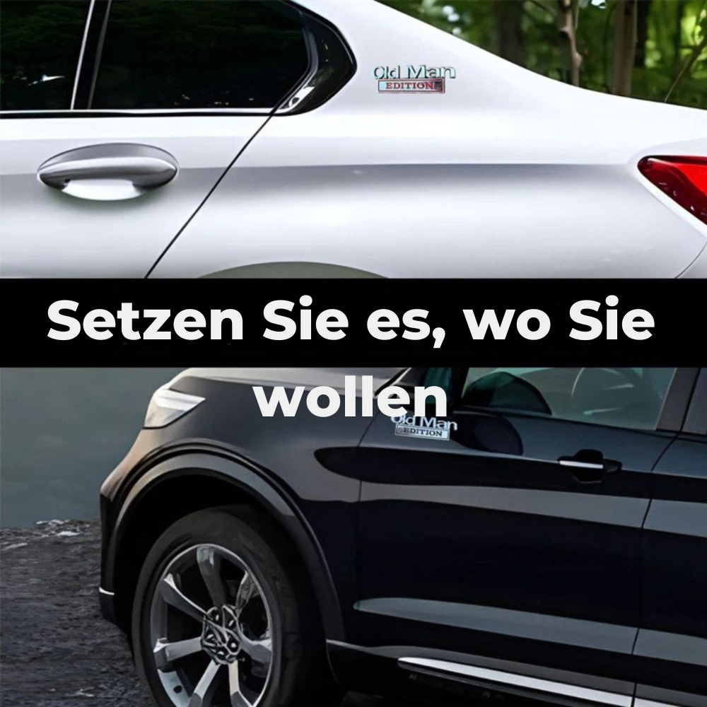 OldManEdition™ | Lustiges Abzeichen für das Auto