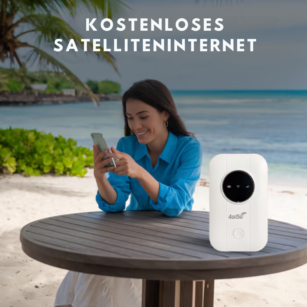 PocketWifi™ | HOLEN SIE SICH UNBEGRENZTES INTERNET ÜBERALL AUF DER WELT!
