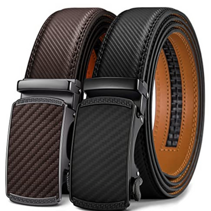 SnapFit™ | Leder Ratelgürtel mit Verstellbarem Schnalle