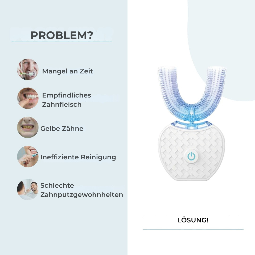 HappySmile™ | Schnelle und einfache Zahnbürste in unter 30 Sekunden!