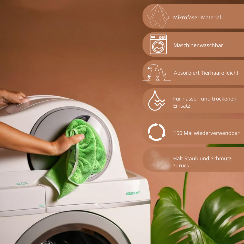 CleanSweep™ | Sparen Sie Geld mit den wiederverwendbaren Tüchern für Swiffer