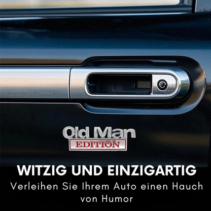 OldManEdition™ | Lustiges Abzeichen für das Auto
