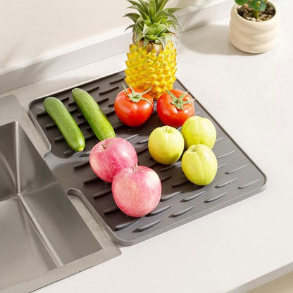 KitchenMat™ | Schräge Silikon-Abtropfmatte – hitzebeständig und rutschfest